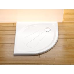 Ravak Galaxy PRO Elipso Pro-90 brodzik 90x90 cm półokrągły biały XA237701010