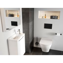 Ravak Uni Slim przycisk spłukujący do WC czarny X01744