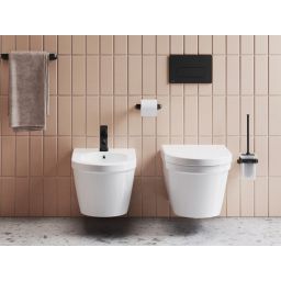 Ravak Uni Slim przycisk spłukujący do WC czarny X01744