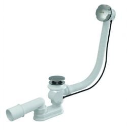 Ravak syfon wannowy z przelewem chrom X01305