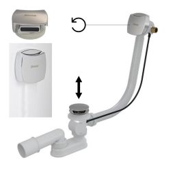 Ravak syfon wannowy z napełnianiem chrom X01504