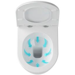 Ravak Uni Chrome miska WC wisząca biała X01516
