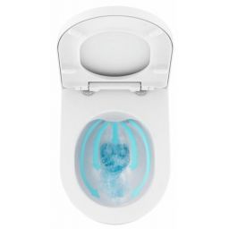 Ravak Uni Chrome RimOff miska WC wisząca bez kołnierza biała X01535