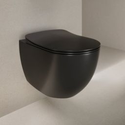 Ravak Chrome miska WC wisząca bez kołnierza czarny mat X01794