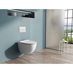 Ravak Vita RimOff miska WC wisząca bez kołnierza biały połysk X01860