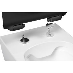 Ravak Vita Slim deska sedesowa wolnoopadająca czarna X01862