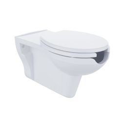 Ravak Safe miska wc z deską wolnoopadającą wisząca bez kołnierza dla niepełnosprawnych biały połysk X01930