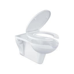 Ravak Safe miska wc z deską wolnoopadającą wisząca bez kołnierza dla niepełnosprawnych biały połysk X01930