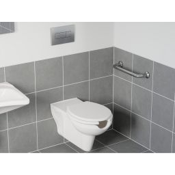 Ravak Safe miska wc z deską wolnoopadającą wisząca bez kołnierza dla niepełnosprawnych biały połysk X01930