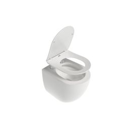 Ravak Chrome miska WC z deską wolnoopadającą wisząca bez kołnierza ze spłukiwaniem wirowym biały połysk X03121