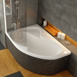 Ravak Rosa II wanna narożna 150x105 cm lewa biała CK21000000