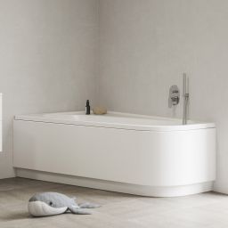 Ravak Chrome wanna narożna 160x105 cm lewa biała CA51000000