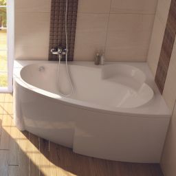 Ravak Asymmetric wanna narożna 150x100 cm prawa biała C451000000