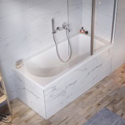 Ravak Flow wanna prostokątna 150x70 cm biała XC00100113