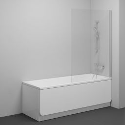 Ravak Pivot PVS1-80 parawan nawannowy 80 cm 1-częściowy satyna/przezroczyste 79840U00Z1