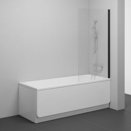 Ravak Nexty parawan nawannowy 80 cm 1-częściowy czarny/przezroczyste 7O840300Z1