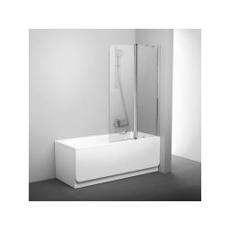Ravak Chrome CVS2-100 R parawan nawannowy 100 cm 2-częściowy prawy satyna/przezroczyste 7QRA0U00Z1
