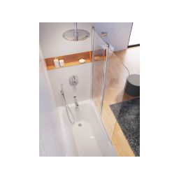 Ravak Chrome CVS2-100 R parawan nawannowy 100 cm 2-częściowy prawy satyna/przezroczyste 7QRA0U00Z1