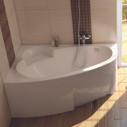 Ravak Asymmetric wanna narożna 150x100 cm lewa biała C441000000