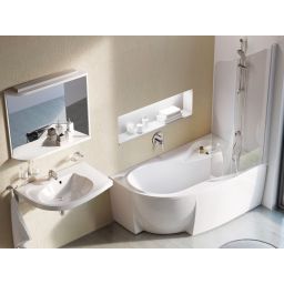 Ravak Rosa 95 wanna narożna 160x95 cm prawa biała C581000000