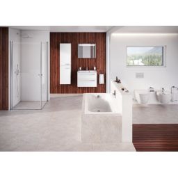Ravak Chrome Slim wanna prostokątna Slim 160x70 cm biała C731300000