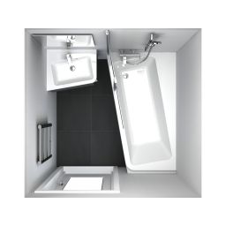 Ravak 10° wanna narożna 160x95 cm lewa biała C831000000