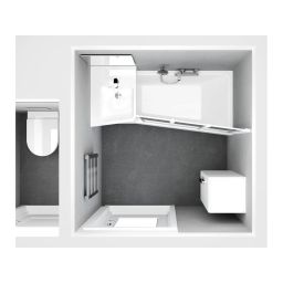 Ravak BeHappy II wanna narożna 170x75 cm lewa biała C941000000