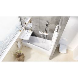 Ravak BeHappy II wanna narożna 160x75 cm lewa biała C961000000