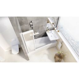 Ravak BeHappy II wanna narożna 160x75 cm prawa biała C971000000