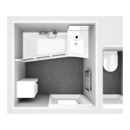 Ravak BeHappy II wanna narożna 150x75 cm prawa biała C991000000