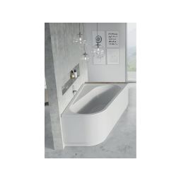 Ravak Chrome wanna narożna 160x105 cm prawa biała CA61000000