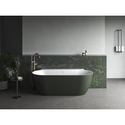Ravak Freedom W II Tec wanna przyścienna 170x87 cm Grey Green/biała CC71200000