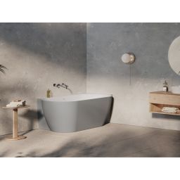 Ravak Freedom Corner II Tec wanna narożna 175x86 cm owalna prawa biały/smoke grey CC81500000