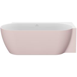 Ravak Freedom Corner II Tec wanna narożna 175x86 cm owalna prawa biały/alabaster pink CC81600000