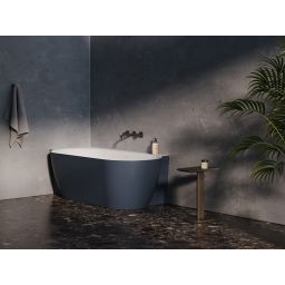Ravak Freedom Corner II Tec wanna narożna 175x86 cm owalna biały/deepsea blue CC91400000