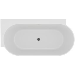Ravak Freedom Corner II Tec Lewa wanna narożna 175x86 cm owalna biały/czarny CC91700000