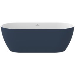 Ravak Freedom O Tec wanna wolnostojąca 170x77 cm owalna biały/Deepsea Blue CD21400000