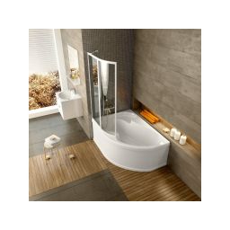 Ravak Rosa I wanna narożna 140x105 cm lewa biała CI01000000