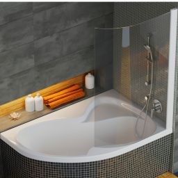 Ravak Rosa II wanna narożna 150x105 cm prawa biała CJ21000000