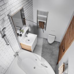 Ravak Rosa II wanna narożna 150x105 cm prawa biała CJ21000000