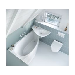 Ravak Avocado wanna narożna 150x75 cm lewa biała CT01000000