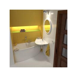 Ravak Avocado wanna narożna 150x75 cm lewa biała CT01000000