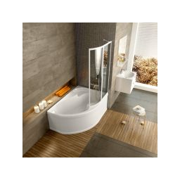 Ravak Rosa I wanna narożna 140x105 cm prawa biała CV01000000