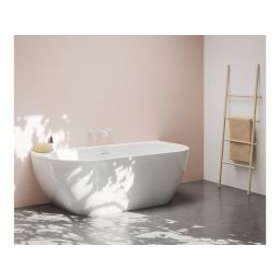 Ravak Freedom W wanna wolnostojąca 166x80 cm przyścienna biała XC00100024