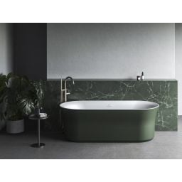 Ravak Ypsilon wanna wolnostojąca 180x80 cm owalna biała/grey green XC00100052