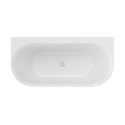Ravak Ypsilon Wall wanna przyścienna 178x86 cm biała/smoke grey XC00100077