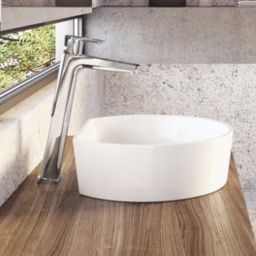 Ravak Moon umywalka 40x35,5 cm półokrągła nablatowa biała XJN01300001