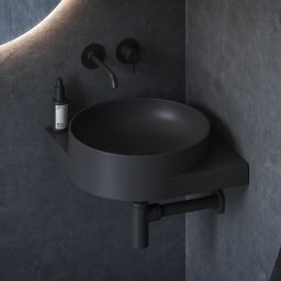 Ravak Yard umywalka 45x45 cm narożna czarna XJX0D045000