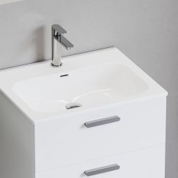 Ravak Chrome umywalka 70,5x49 cm prostokątna meblowa biała XJX01170002