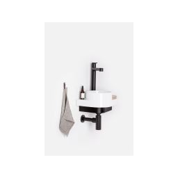 Ravak Yard konsola podumywalkowa 22,1x22,1x12,5 cm czarna X01779